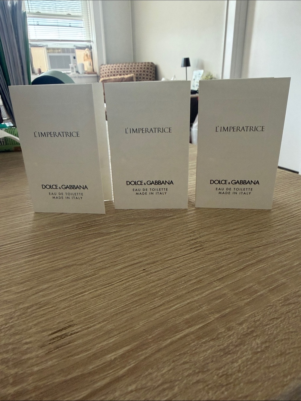 Set of 3 Dolce & Gabbana L’imperatrice samples